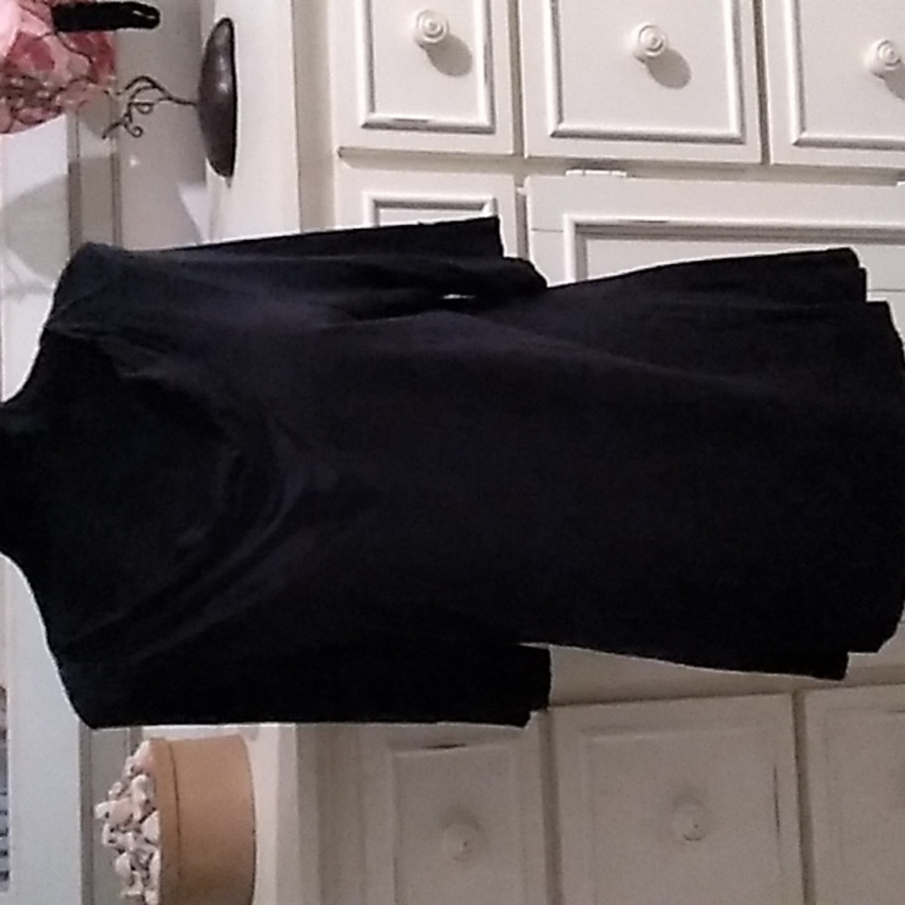 Chico's Black Cowl neck top, size